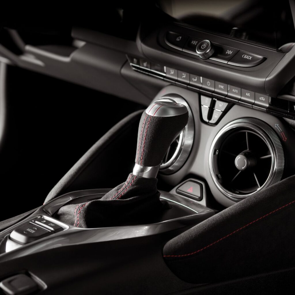 closeup shot of a luxurious black car interior 2023 11 27 05 26 25 utc