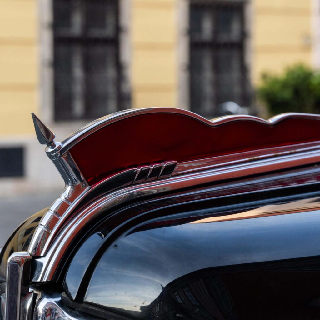 closeup shot of the front part of vintage soviet l cf8dnah